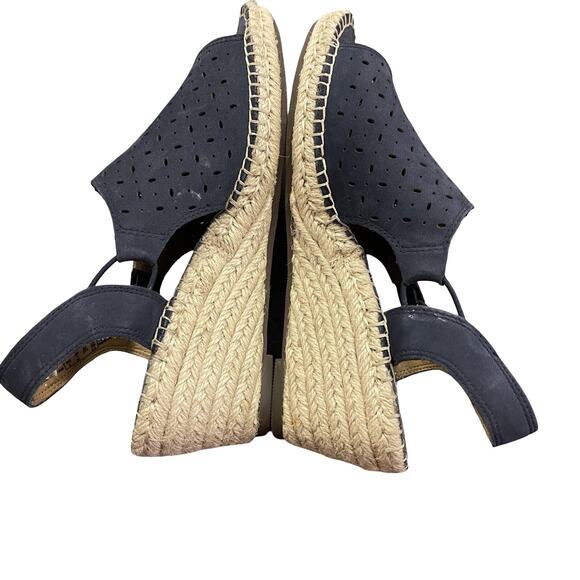 Unstructured by Clarks Women's Size 7 Navy Blue Petrina Gail Espadrilles - Picture 5 of 7